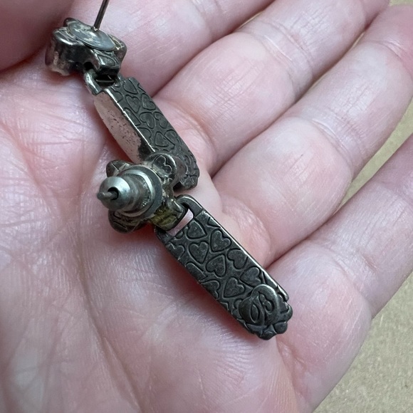 ❤️ Brighton Mixed Metal earrings - Picture 3 of 3